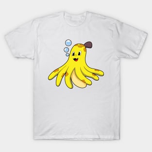 Octopus as Banana T-Shirt